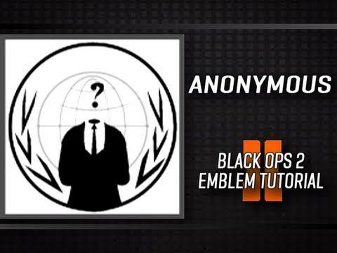 BO2 Logo - Anonymous Logo - Black Ops 2 Emblem Tutorial by TheArcCommunity ...