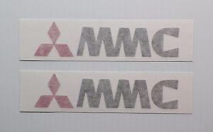 MMC Logo - New Classic Mitsubishi MMC Logo Decal Pair of 2 Starion Lancer ...