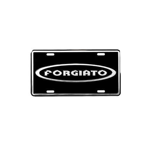 Forgiato Logo - F Oval Logo License Plate