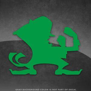 Leprechaun Logo - Notre Dame Leprechaun Logo Vinyl Decal Sticker and Up