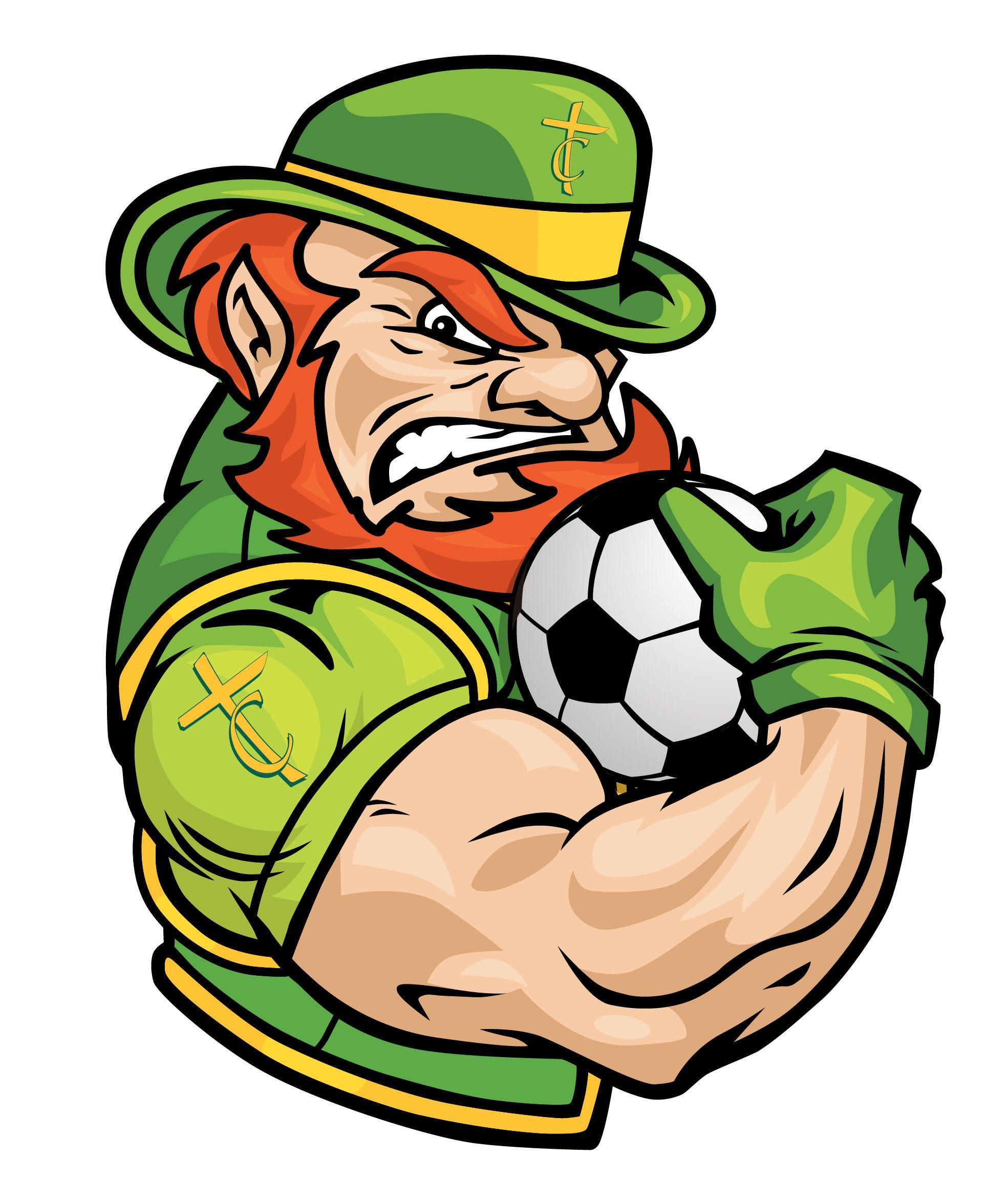 Leprechaun Logo - TCHS Leprechaun Soccer Logo. BB Graphics & The Wrap Pros