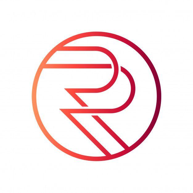 Initial Logo - Letter r initial logo Vector