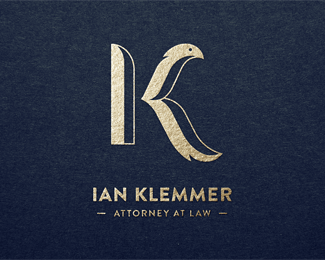 Initial Logo - K Initial + Eagle Designed by agnese | BrandCrowd