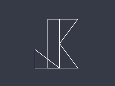 Initial Logo - JK initial logo by Jack Kermer | Dribbble | Dribbble