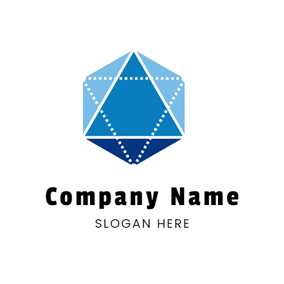 Blue Hexagon Logo - Free Hexagon Logo Designs | DesignEvo Logo Maker