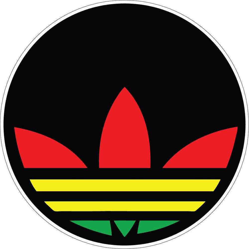 Reggae Logo - Adidas Rastadidas Reggae Logo Wall Vinyl Sticker Poster Vinyl Decal