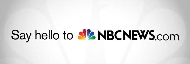 Nbcnews.com Logo - Divorce complete, NBC starts modifying news site - NewscastStudio