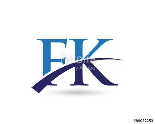 FK Logo - FK Logo Letter Swoosh