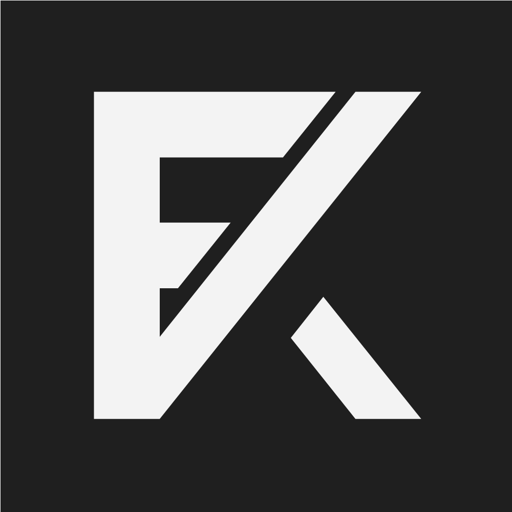 FK Logo - Created my new personal logo! Initials ''FK