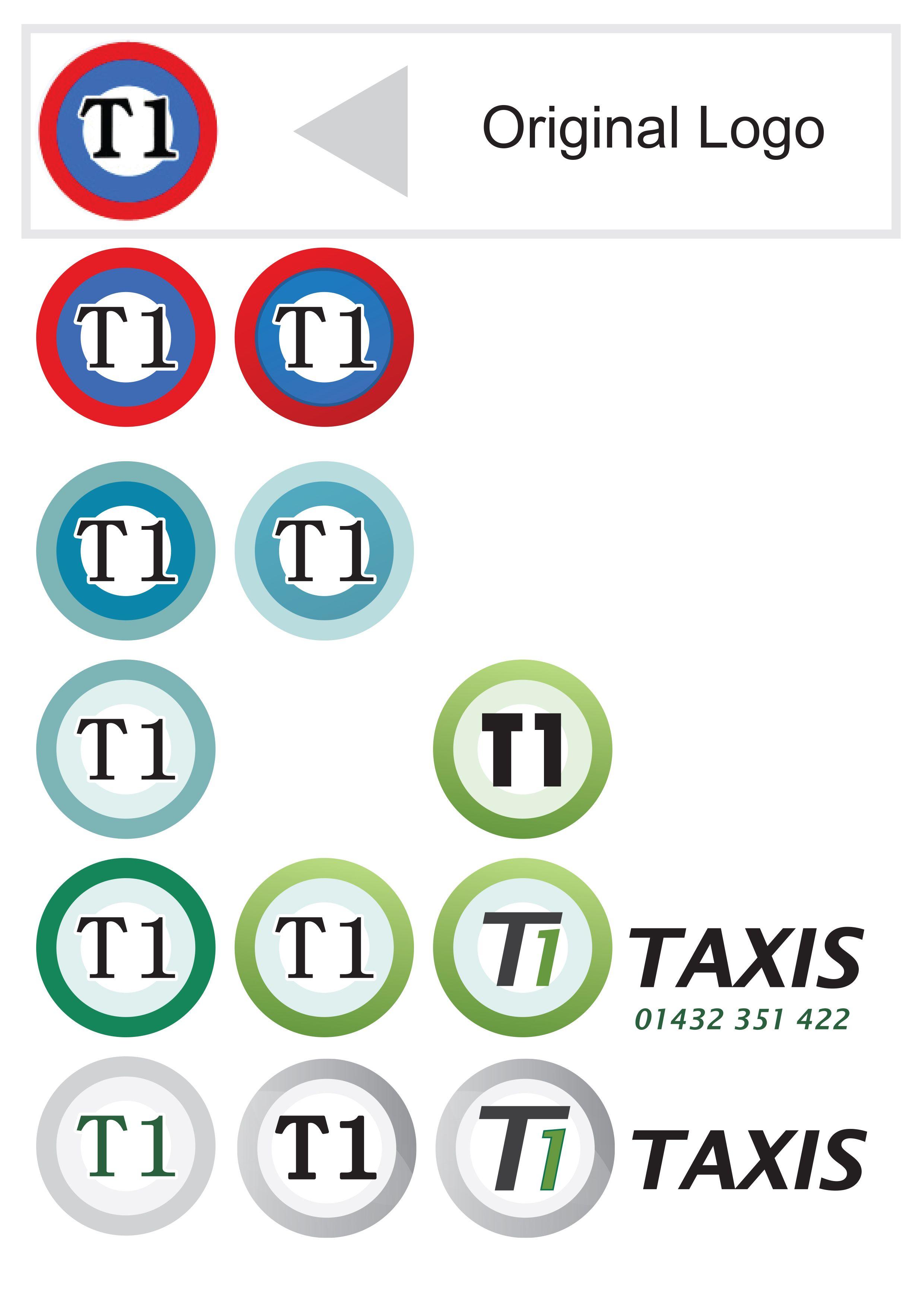 T1 Logo - T1 Taxi logo concepts | Kevin Mace