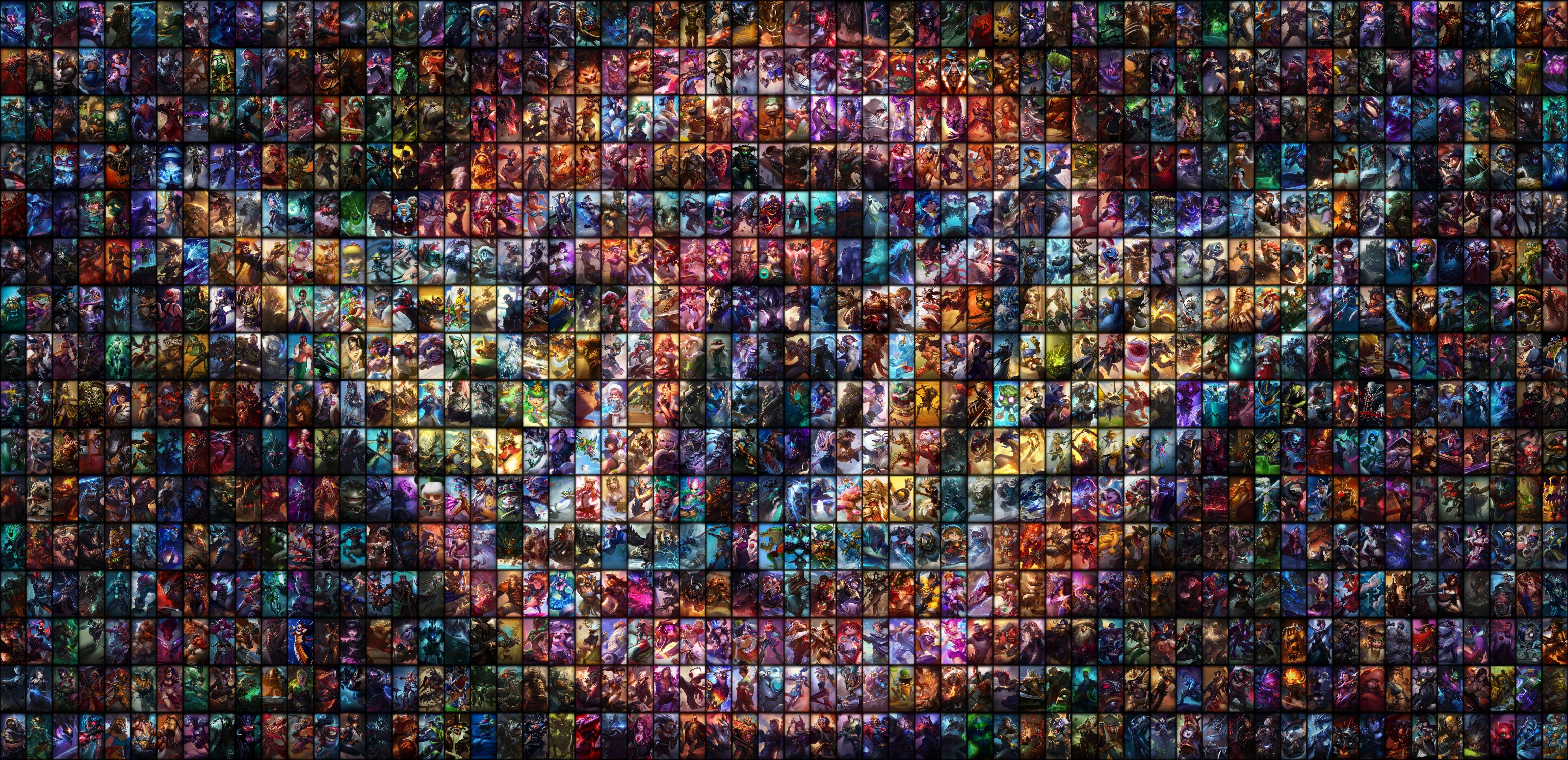 T1 Logo - SKT T1 Logo using every patch 8.3 League of Legends skin exactly ...