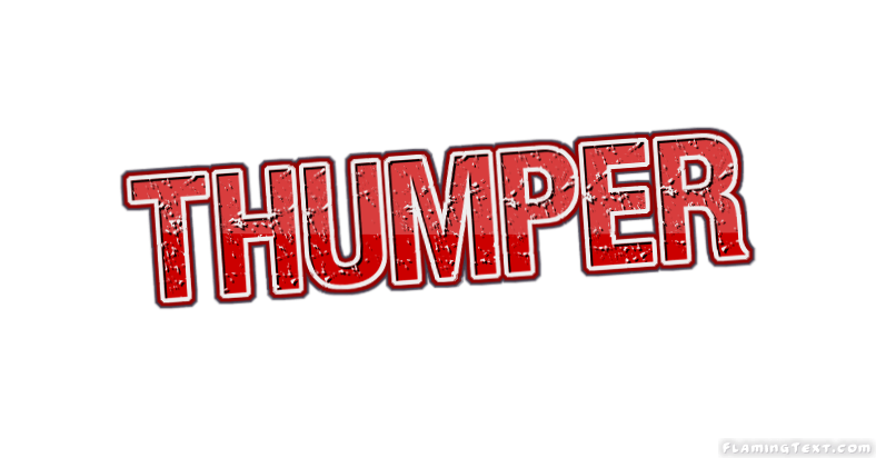 Thumper Logo - Thumper Logo | Free Name Design Tool from Flaming Text