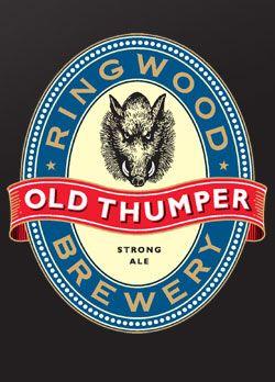 Thumper Logo - CaskForce. Cask Ale Ranges > Ringwood Old Thumper