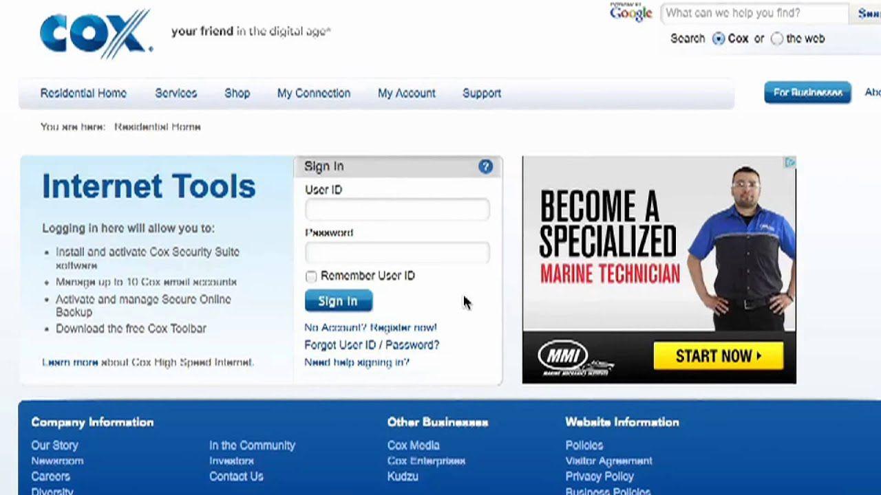 Cox.net Logo - How to Reset Your Password on Your Cox.net Account | Cox High Speed ...