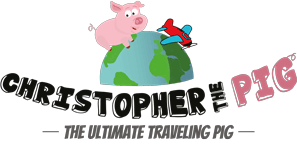 Christopher Logo - Christopher the pig