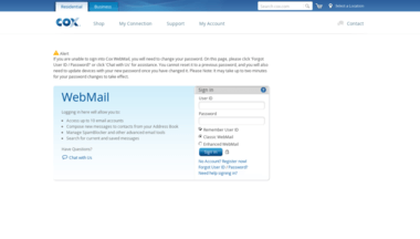 Cox.net Logo - Check webmail.cox.net's SEO