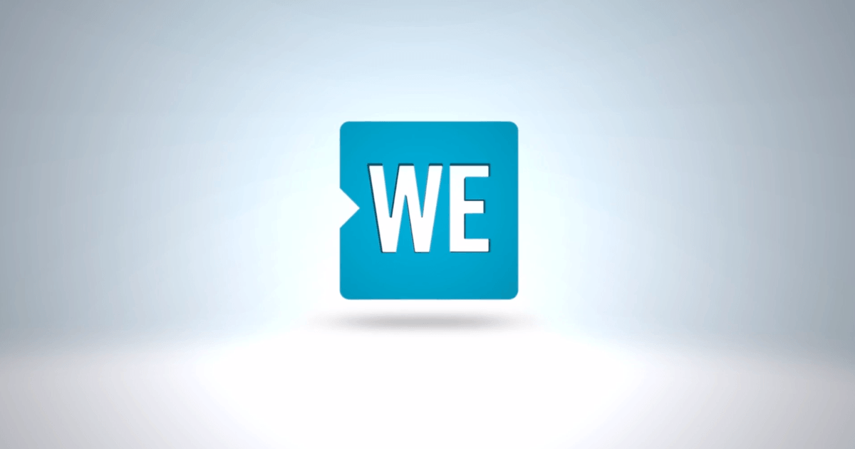 We Logo - WE.org | Making doing good, doable