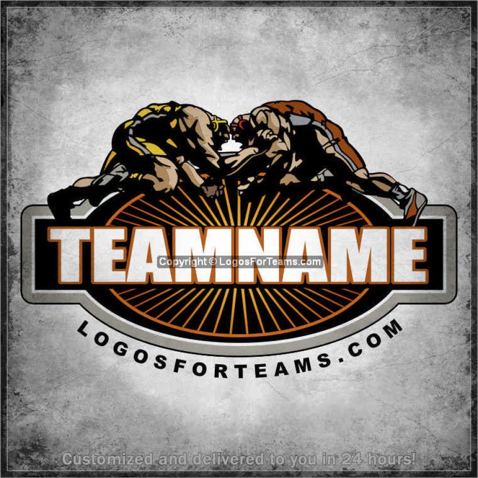 Wresteling Logo - Ready-made Custom Wrestling Logo J3 C