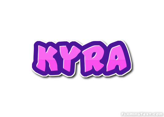 Kyra Logo - Kyra Logo. Free Name Design Tool from Flaming Text