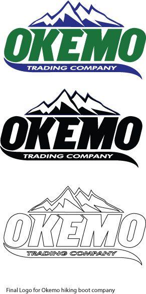 Okemo Logo - This was a logo designed for Okemo, a hiking boot company. Our