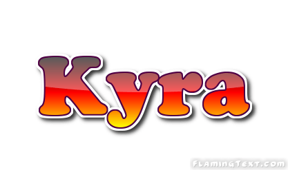 Kyra Logo - Kyra Logo. Free Name Design Tool from Flaming Text