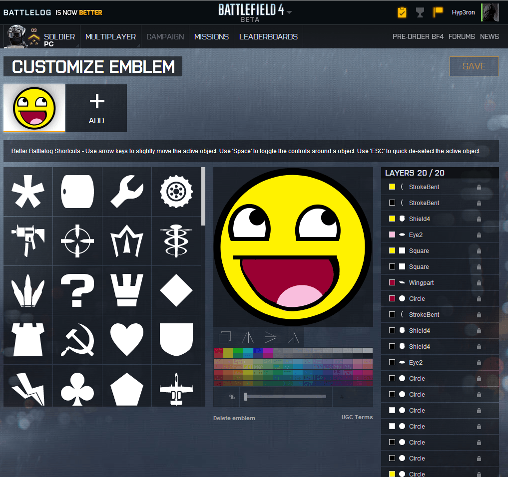 BF4 Logo - BF4] Post your emblems! : Battlefield