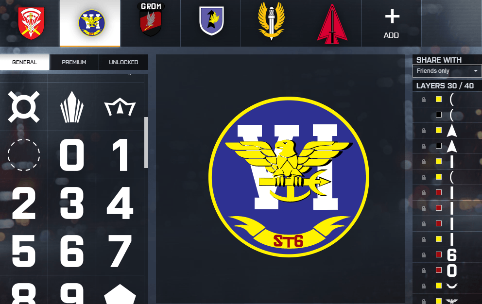 BF4 Logo - BF4] I think I like the emblem editor too much : Battlefield