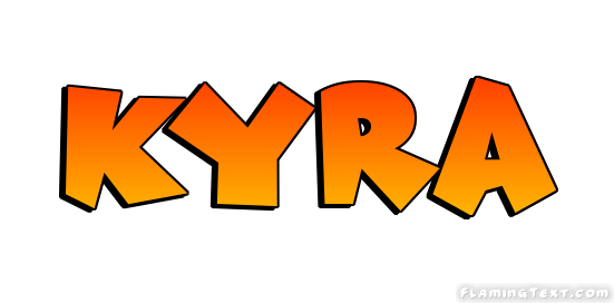 Kyra Logo - Kyra Logo. Free Name Design Tool from Flaming Text