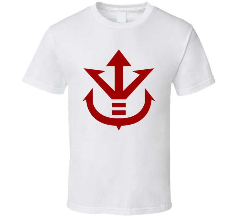 Vegeta Logo - King Vegeta Logo Dragon Ball Z Black White Tshirt Men'S T Shirt ...