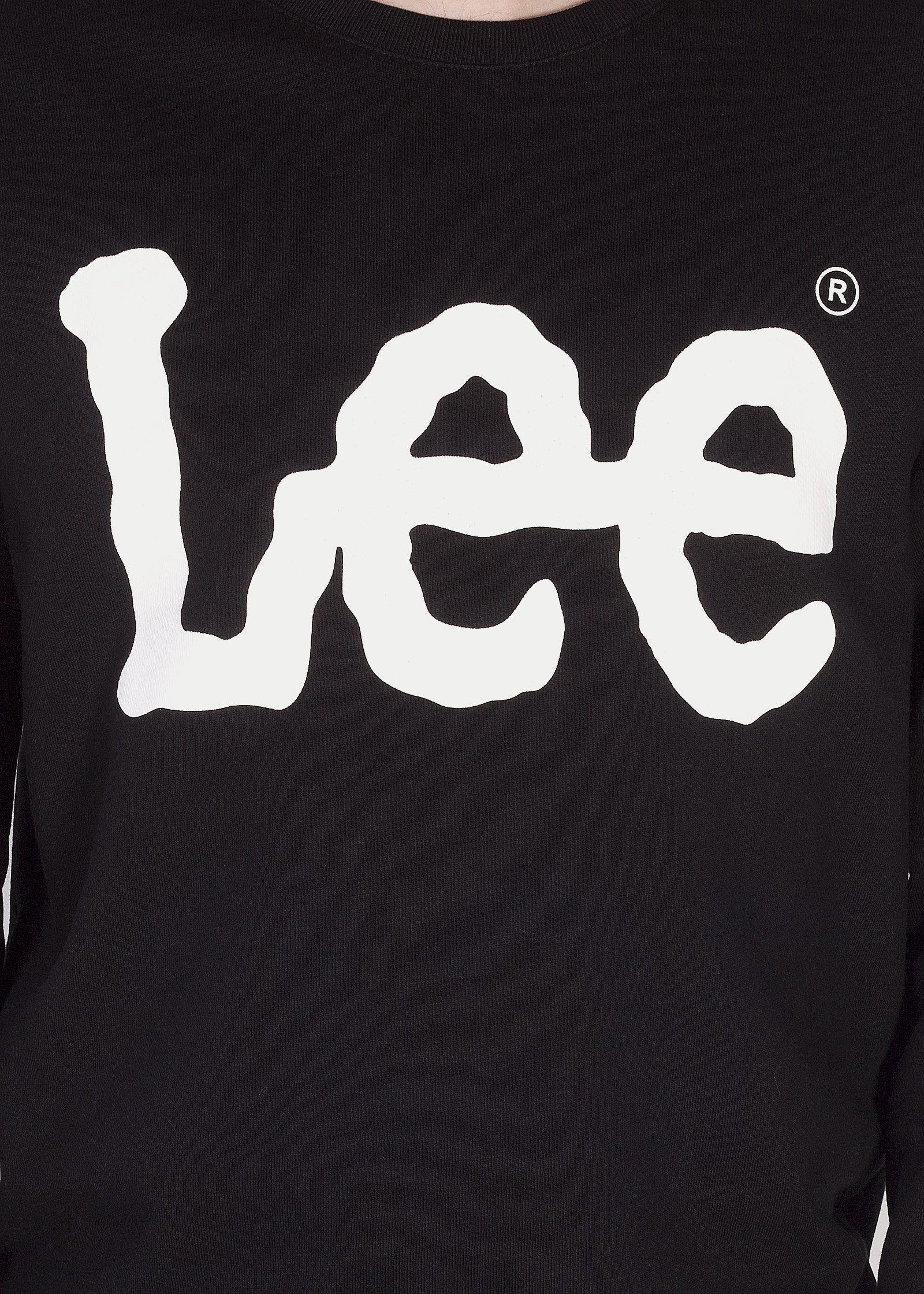 Lee Logo - Men's Blouse Lee® Logo Sweatshirt - Black (L82UUB01) - Jeans24h ...