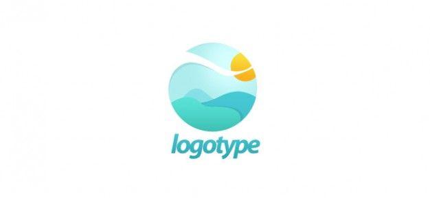 Landscape Logo - Free landscape logo design PSD file | Free Download