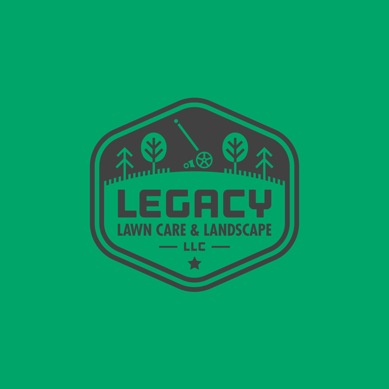 Landscape Logo - Legacy Lawn Care & Landscape Logo | Landscape Logo Illustration ...