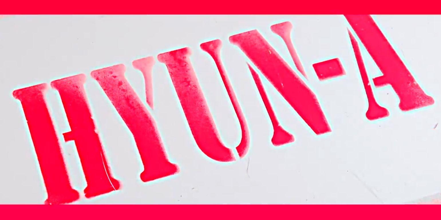Hyuna Logo - Red”