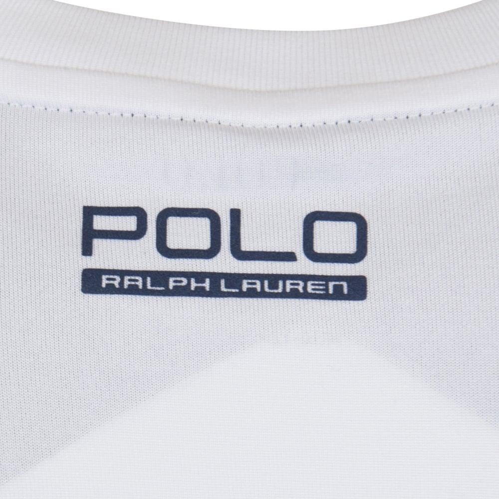 Large Logo - POLO RALPH LAUREN JUNIOR Polo Ralph Lauren White Blue Large Logo T