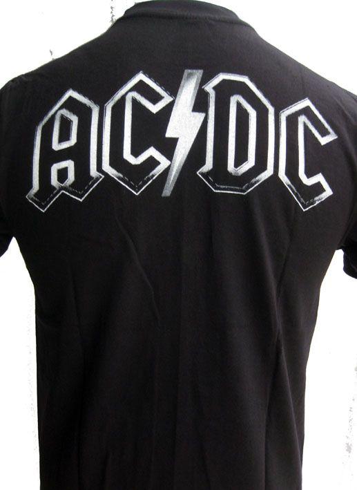Large Logo - AC DC Black Ice T-Shirt with Large Logo on Back