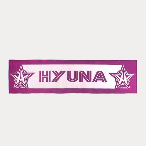 Hyuna Logo - 4Minute HyunA Official Slogan Towel