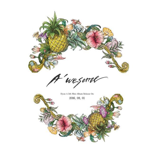 Hyuna Logo - HyunA Reveals First Teaser For “A'wesome” Solo Comeback | Soompi