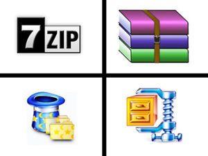 winRAR Logo - 7Zip - ZIP UNZIP RAR Windows File Archive Compression Compatible ...
