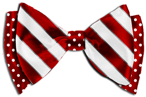 Red and White Bowtie Logo - Design Your Custom Bow Tie-Crimson White | Bowties by Joe Avery ...