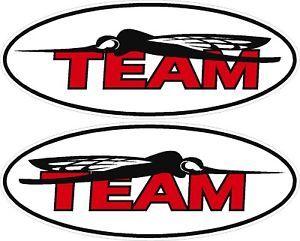 Skeeter Logo - SKEETER Boats TEAM Logo / 2 PACK / Oval Vinyl Vehicle Watercraft