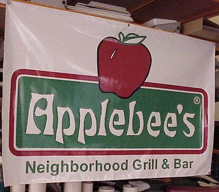 Applesbees Logo - Applebee's Logo Banner