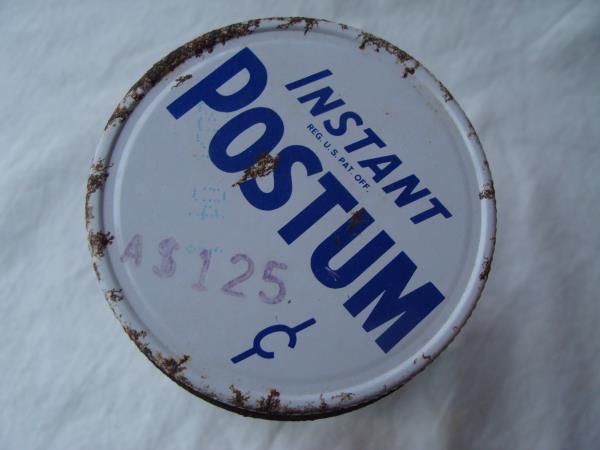 Postum Logo - Vintage Postum General Foods Jar Paper Label Original Lid 8 oz ...