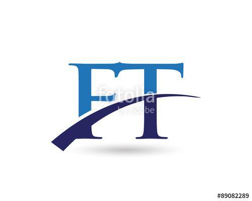 FT Logo - FT Logo Letter Swoosh Stock Image And Royalty Free Vector Files
