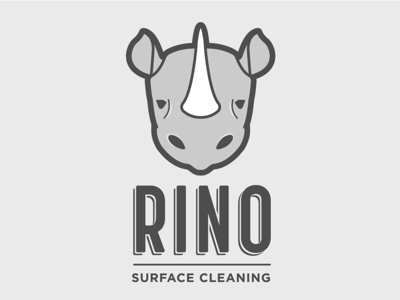 Rino Logo - RINO Surface Cleaning Logo by Go Go Tani | Dribbble | Dribbble