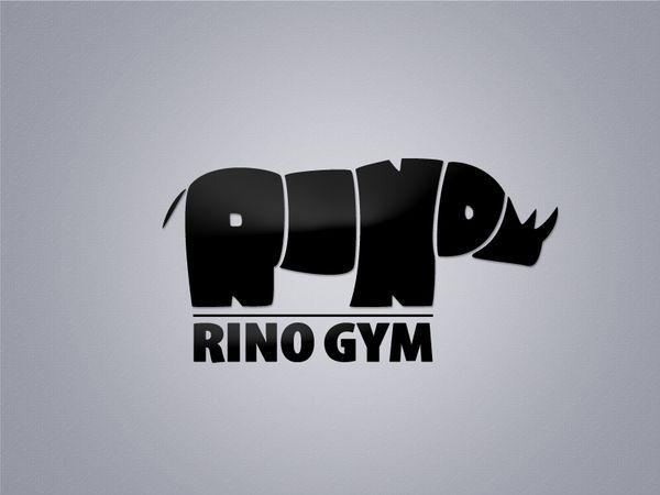 Rino Logo - Logo Rino Gym on Behance | Art | Pinterest | Gym logo, Logos and Gym