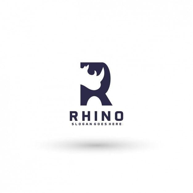 Rino Logo - Rhinoceros logo template Vector