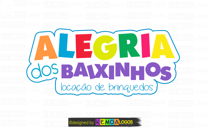 Alegria Logo - LOGO – ALEGRIA DOS BAIXINHOS – M1 – Criar logotipo, logomarca e ...