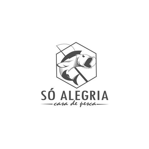 Alegria Logo - Só Alegria casa de pesca | Criação de Logo e Cartao de Visita Para ...