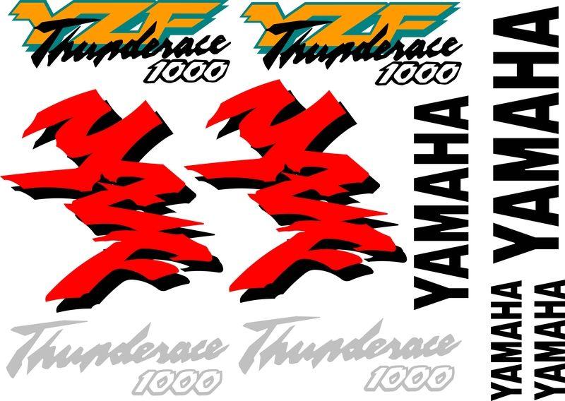 YZF Logo - YAMAHA YZF THUNDERACE A TEK GRAPHICS