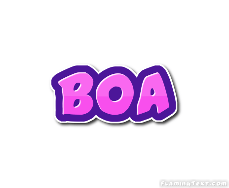 Boa Logo - Boa Logo | Free Name Design Tool from Flaming Text